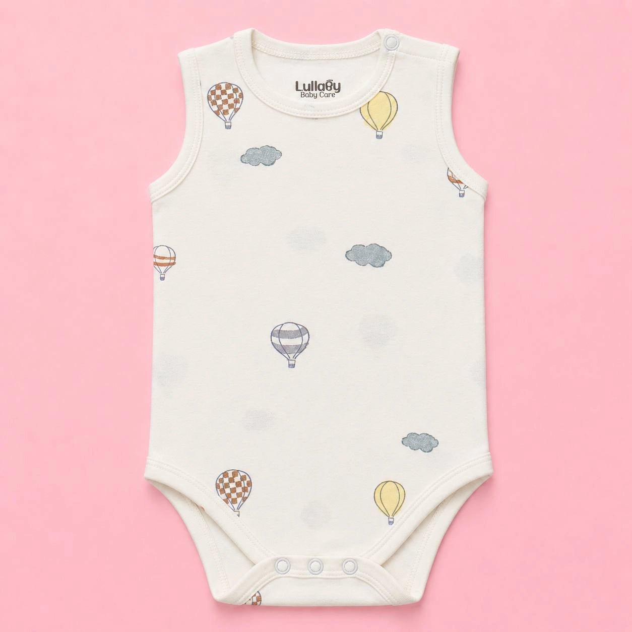 Baby Sleeveless Floral Onesie | Parachute | 0-3 Months (Copy)