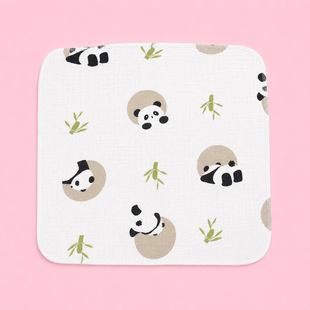 Baby Face Towel | Panda | White