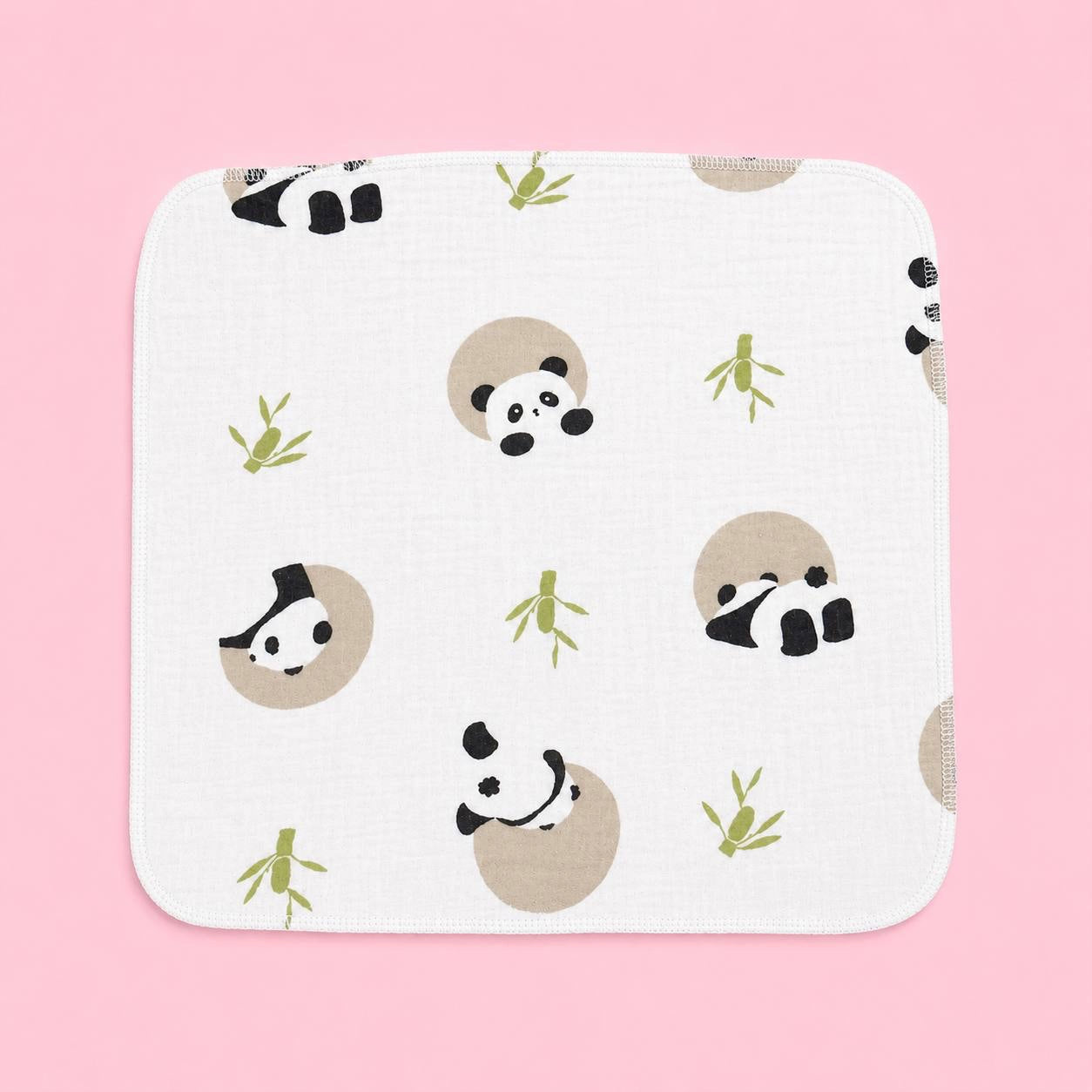 Baby Face Towel | Panda | White