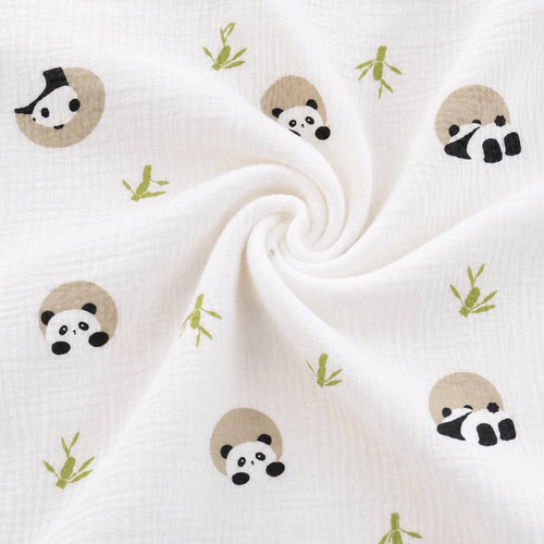 Baby Face Towel | Panda | White