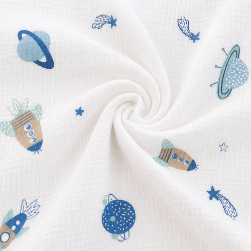 Baby Face Towel | Space | White