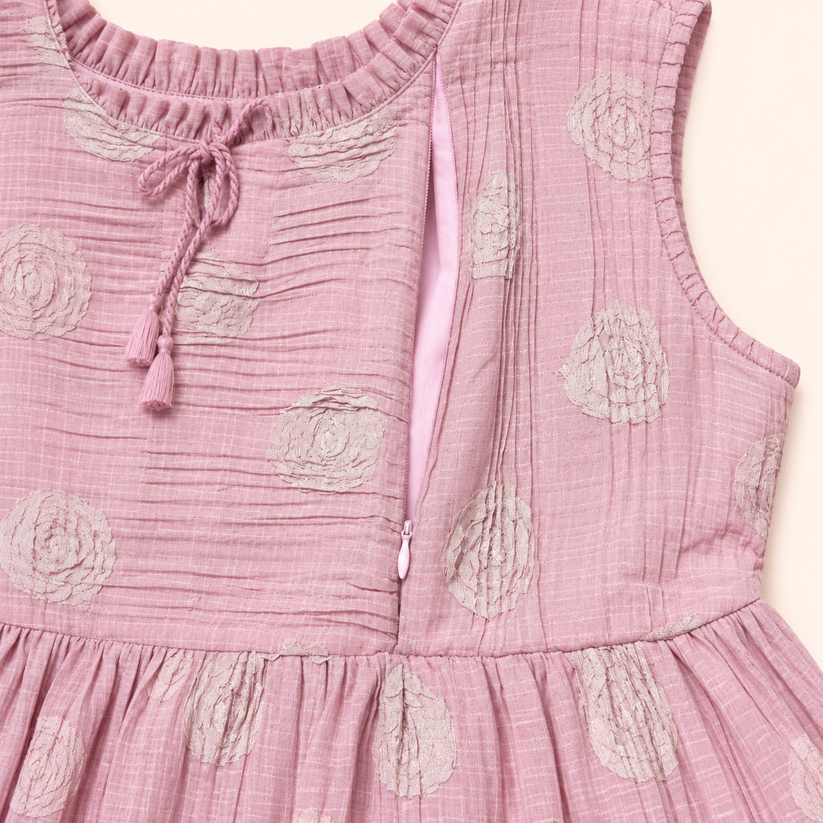 Printed Maternity & Nursing Maxi Dress|Blush Pink|