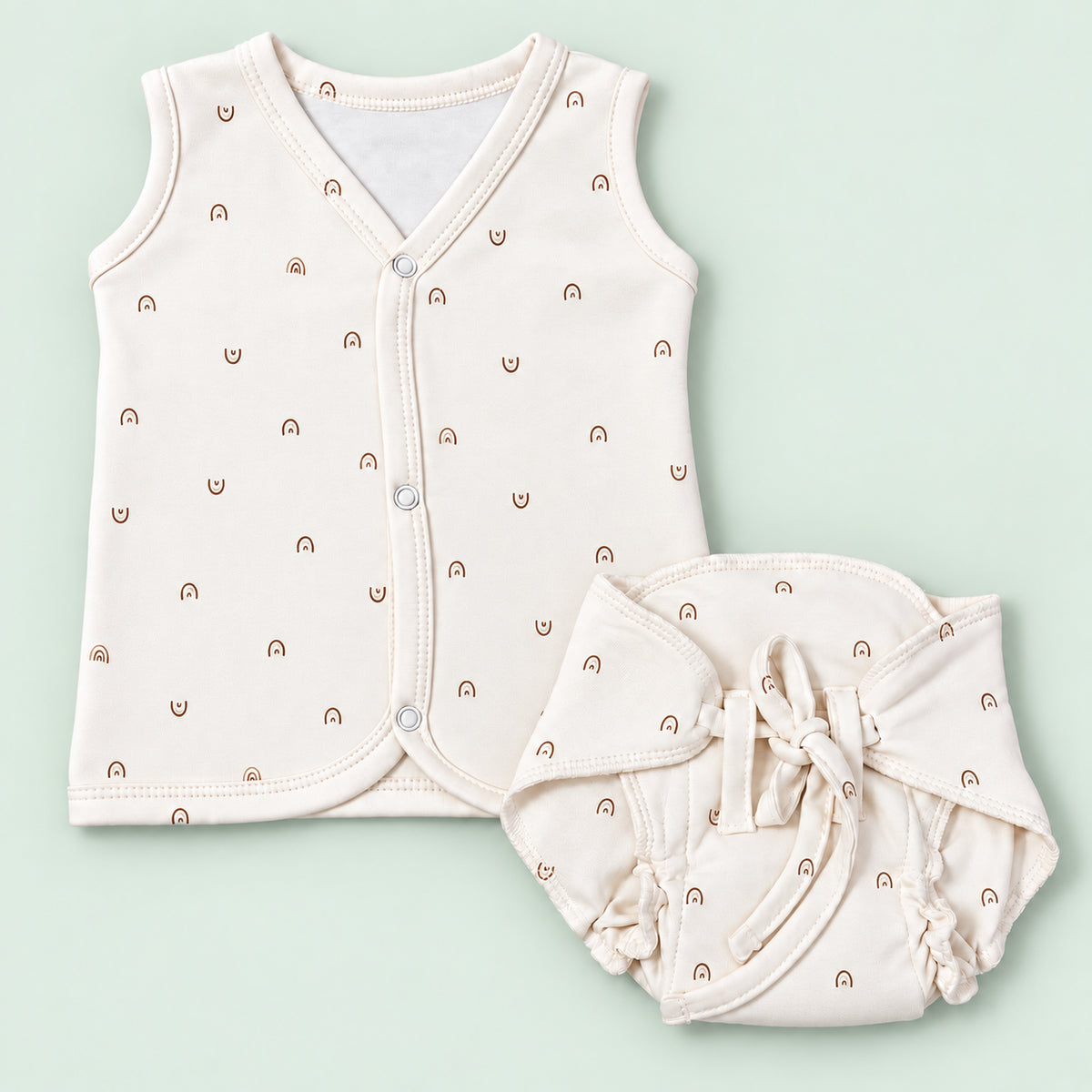 Newborn Jabala & Nappy Set|Organic Cotton|
