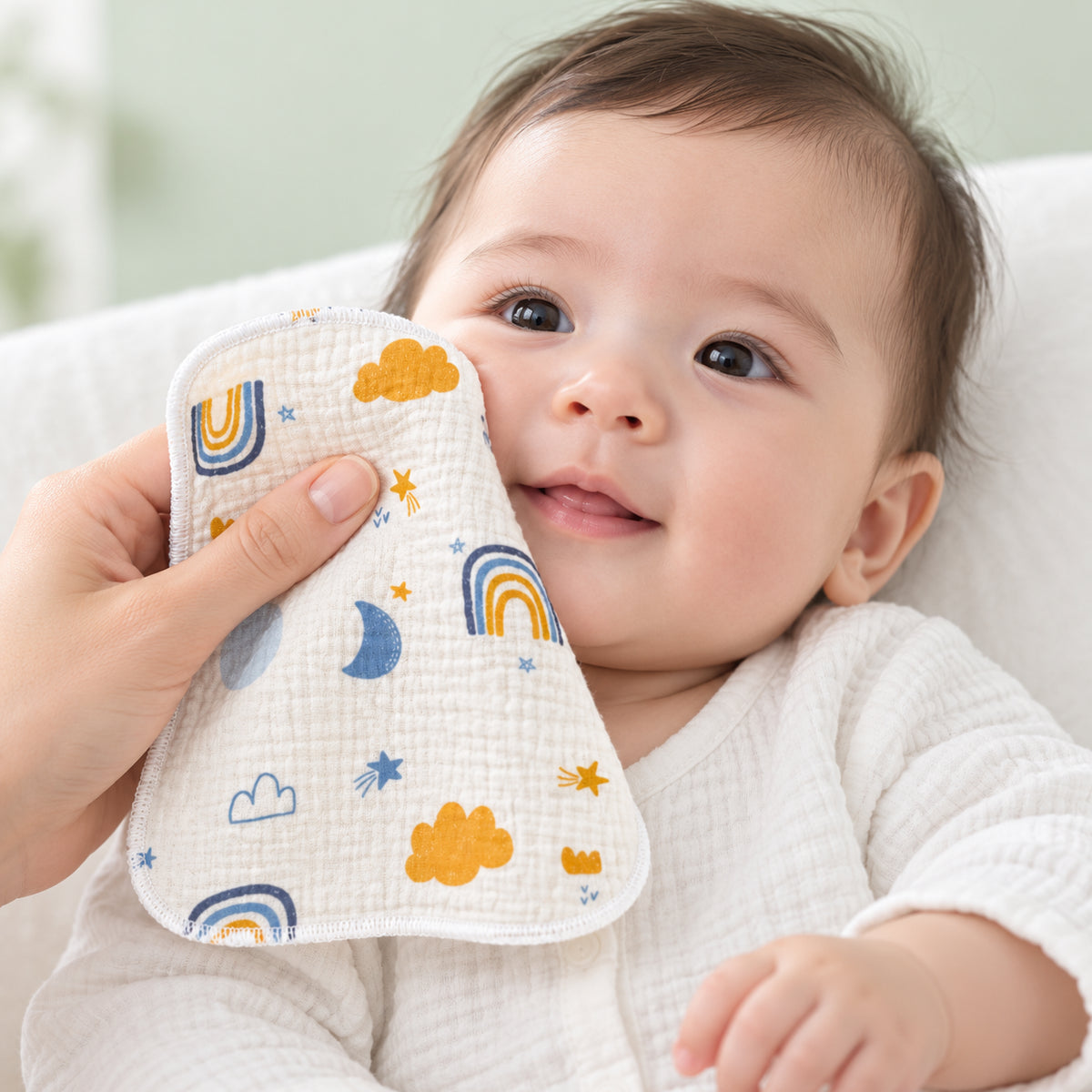Soft Muslin Baby Face Towel