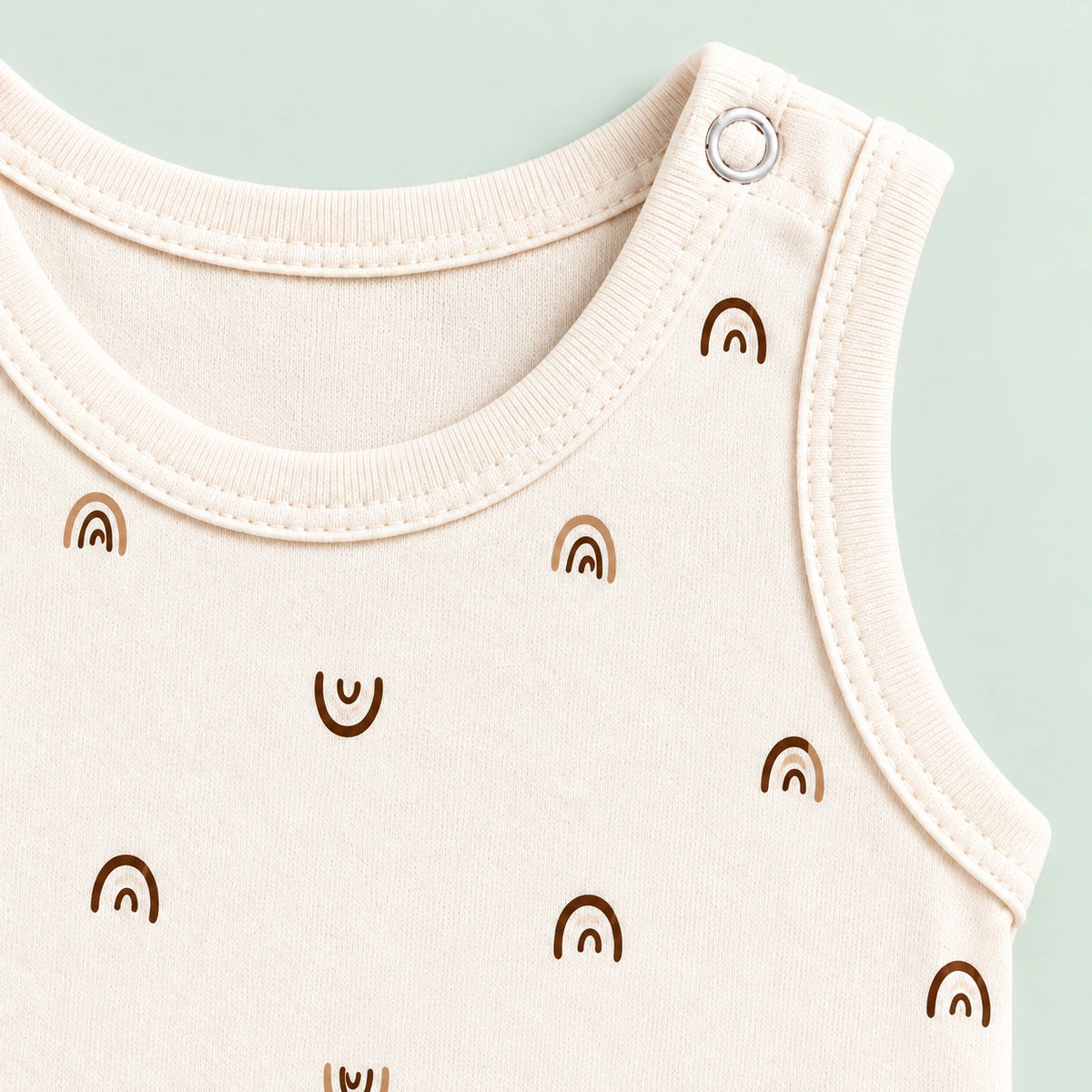 Baby Sleeveless Floral Onesie| 0-3 Months|