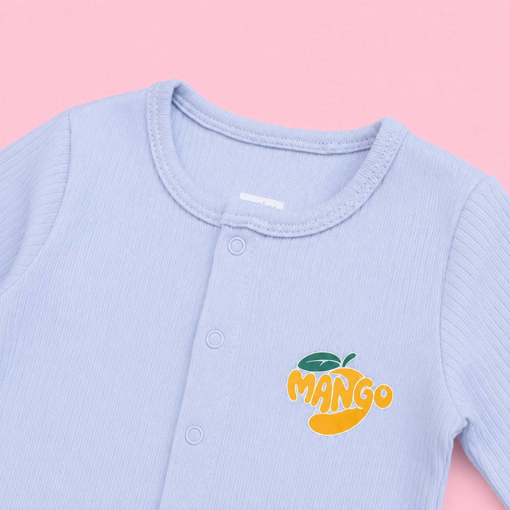 Baby button Sleepsuit | 0-3 Months | Romper