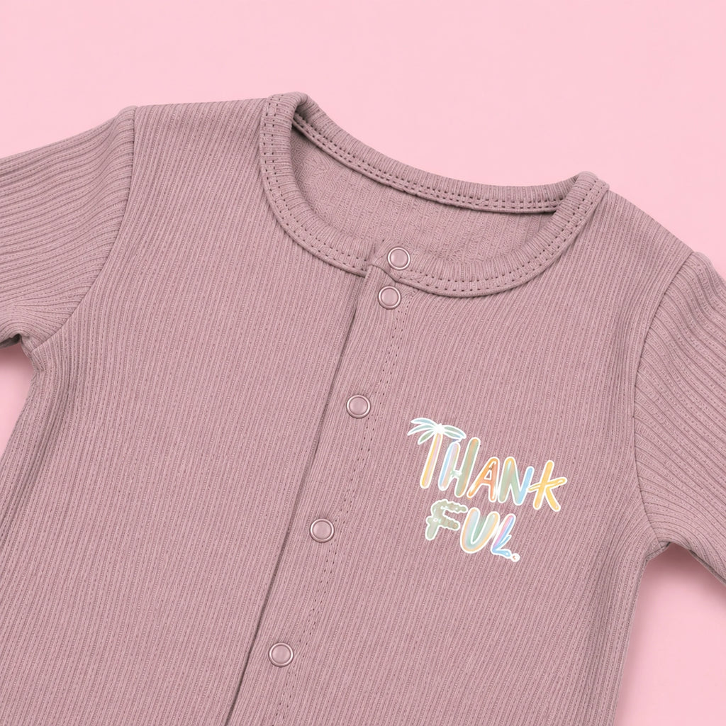 Baby button Sleepsuit | 0-3 Months | Romper
