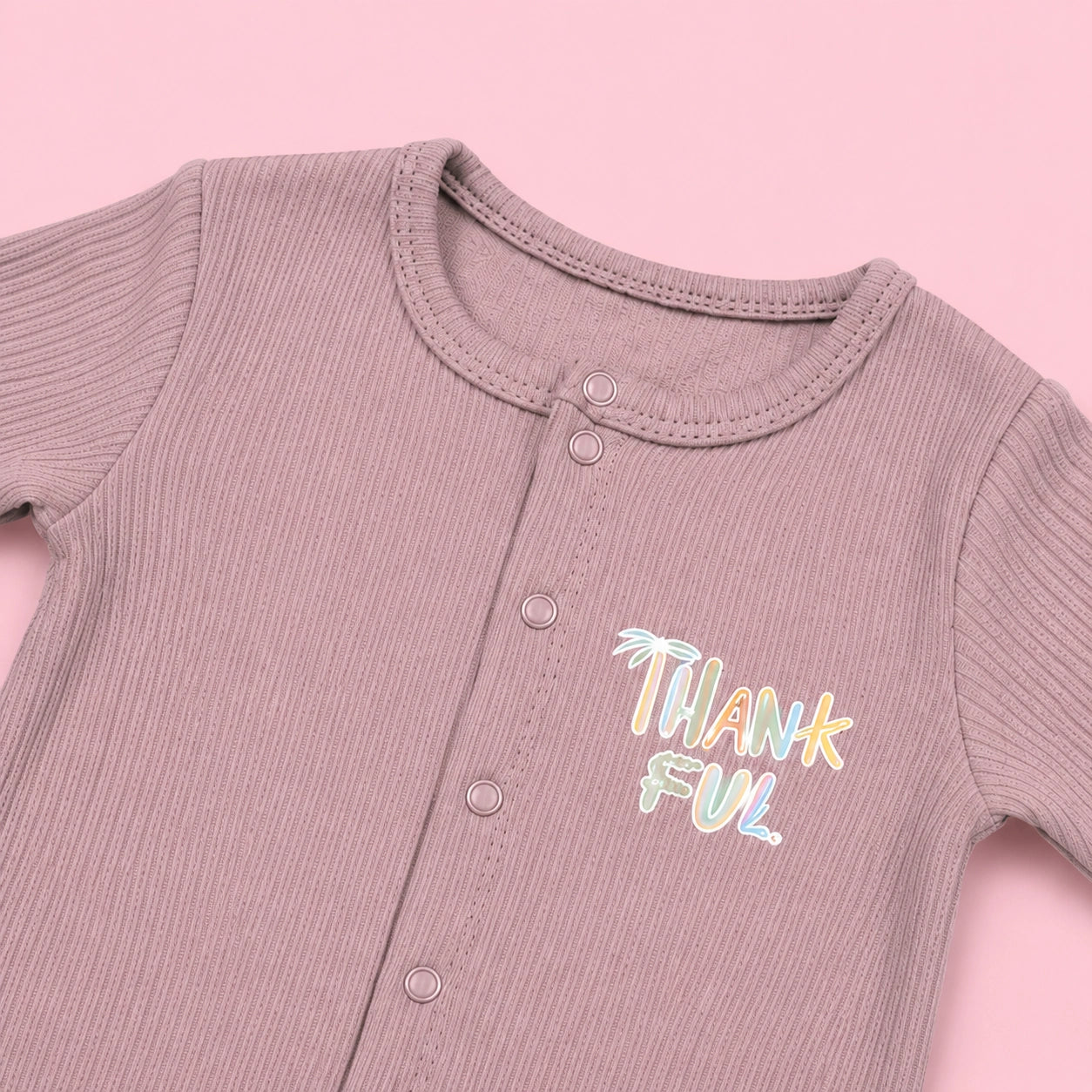 Baby button Sleepsuit | 0-3 Months | Romper