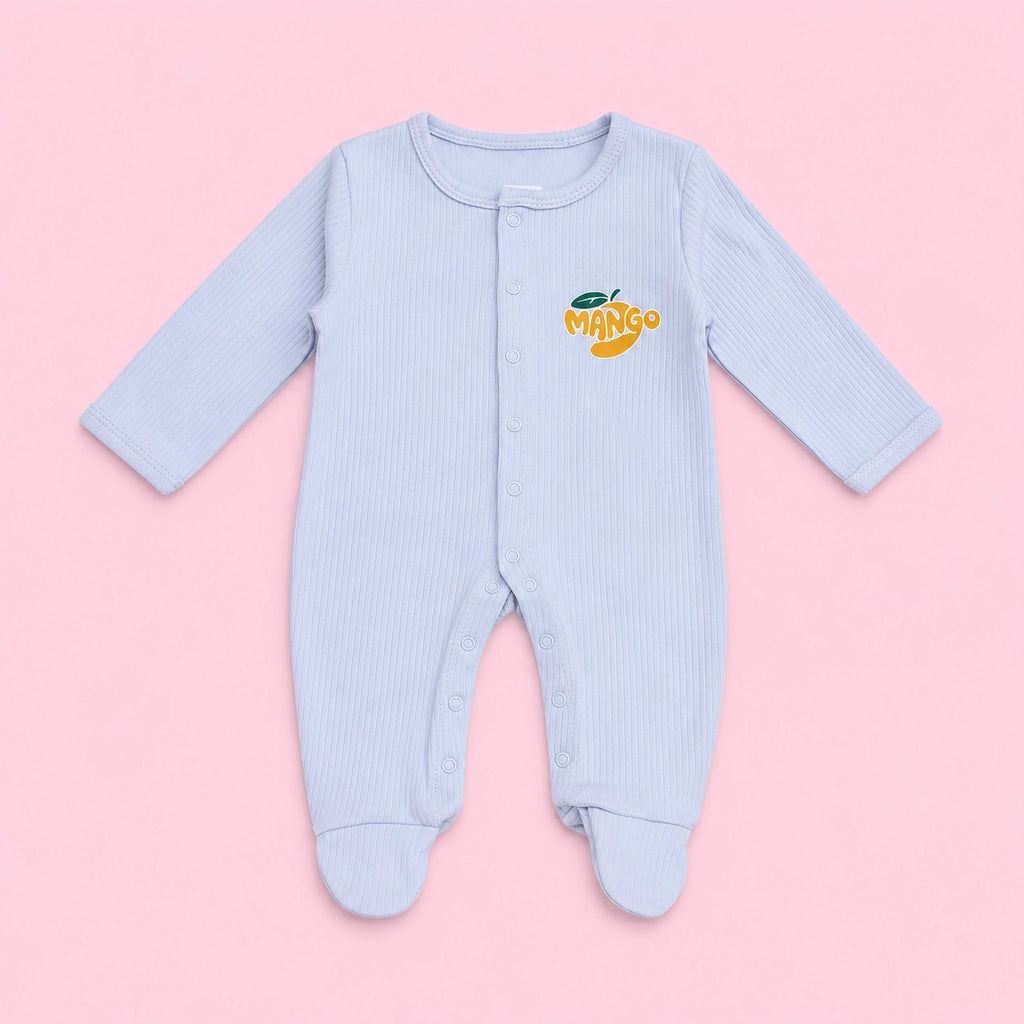 Baby button Sleepsuit | 0-3 Months | Romper