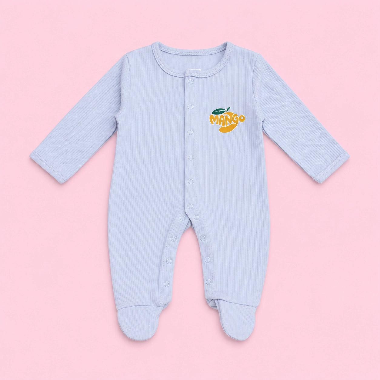 Baby button Sleepsuit | 0-3 Months | Romper