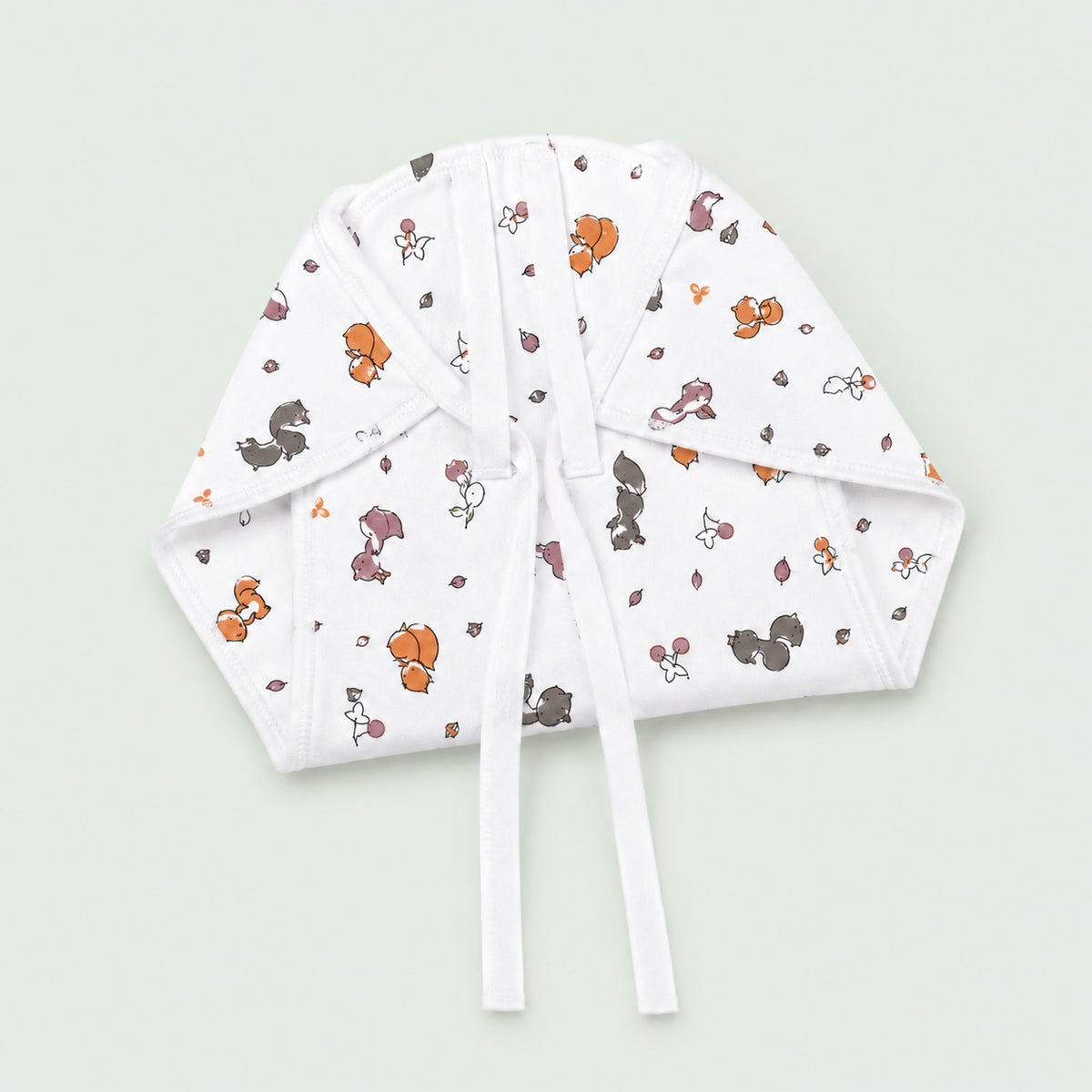 Muslin Nappies | Tie - up | Squirrel