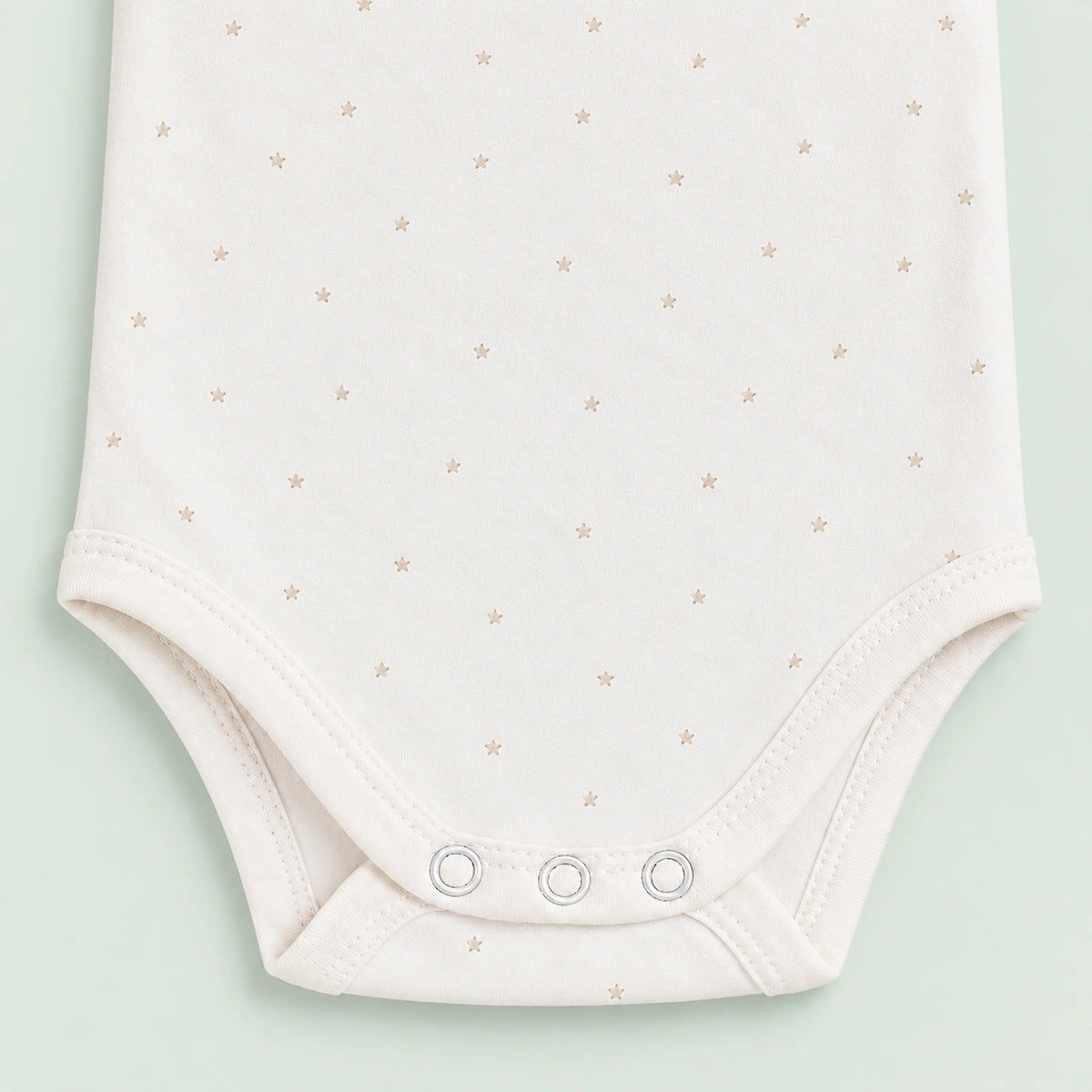 Baby Sleeveless Floral Onesie Star Print– 0-3 Months