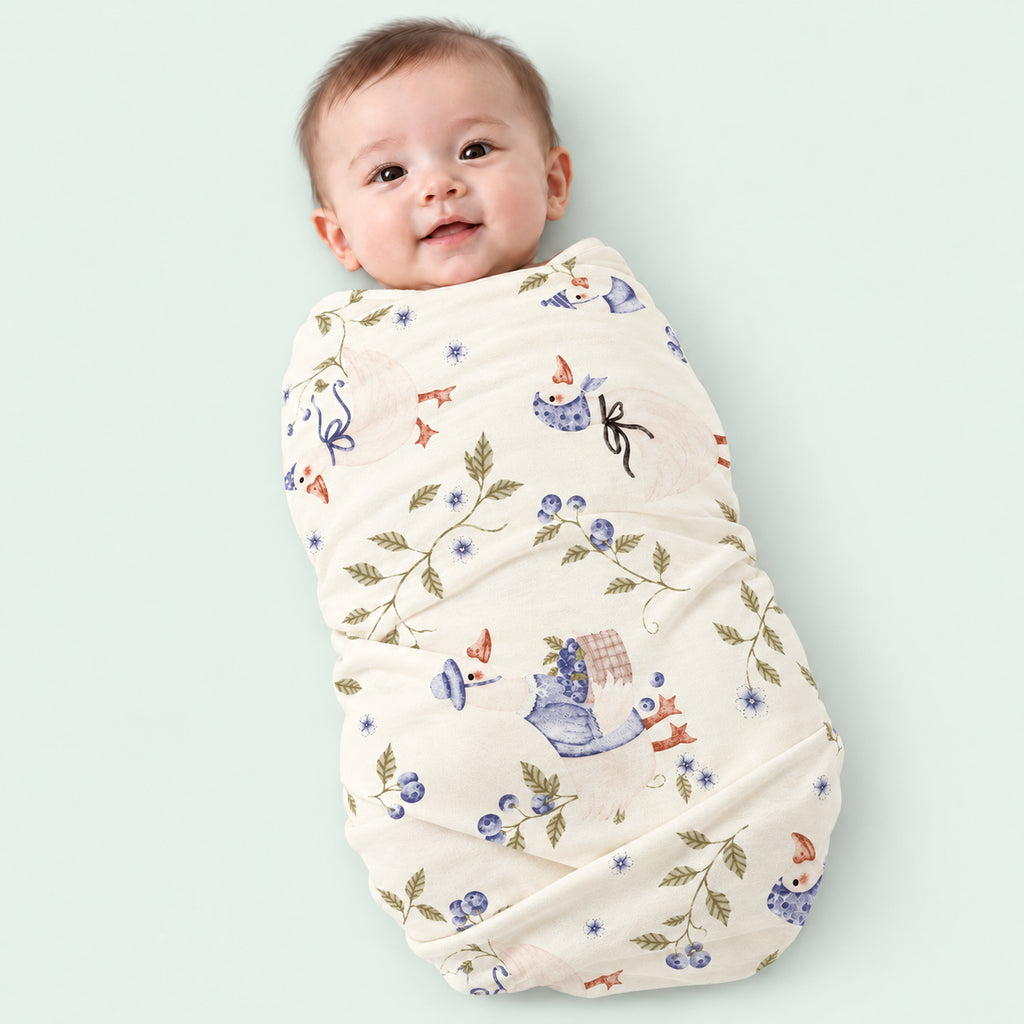 Cotton Baby Swaddle|duck|