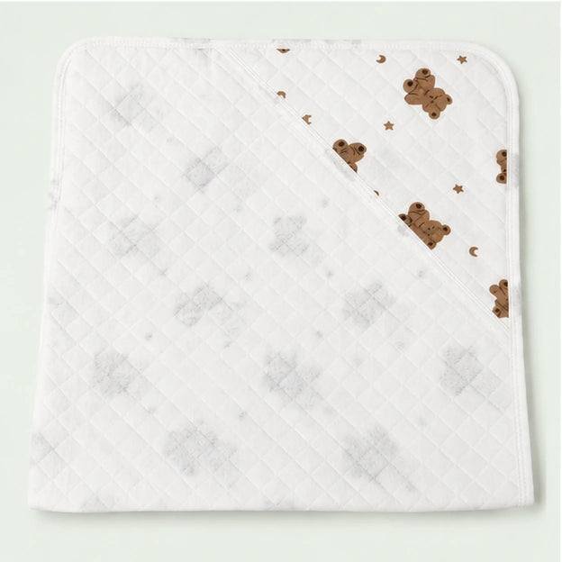 Soft Hooded Receiving Towel for Newborn Baby | Teddy|