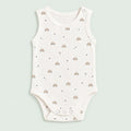 Baby Sleeveless Floral Onesie Turtle - 0-3 Months
