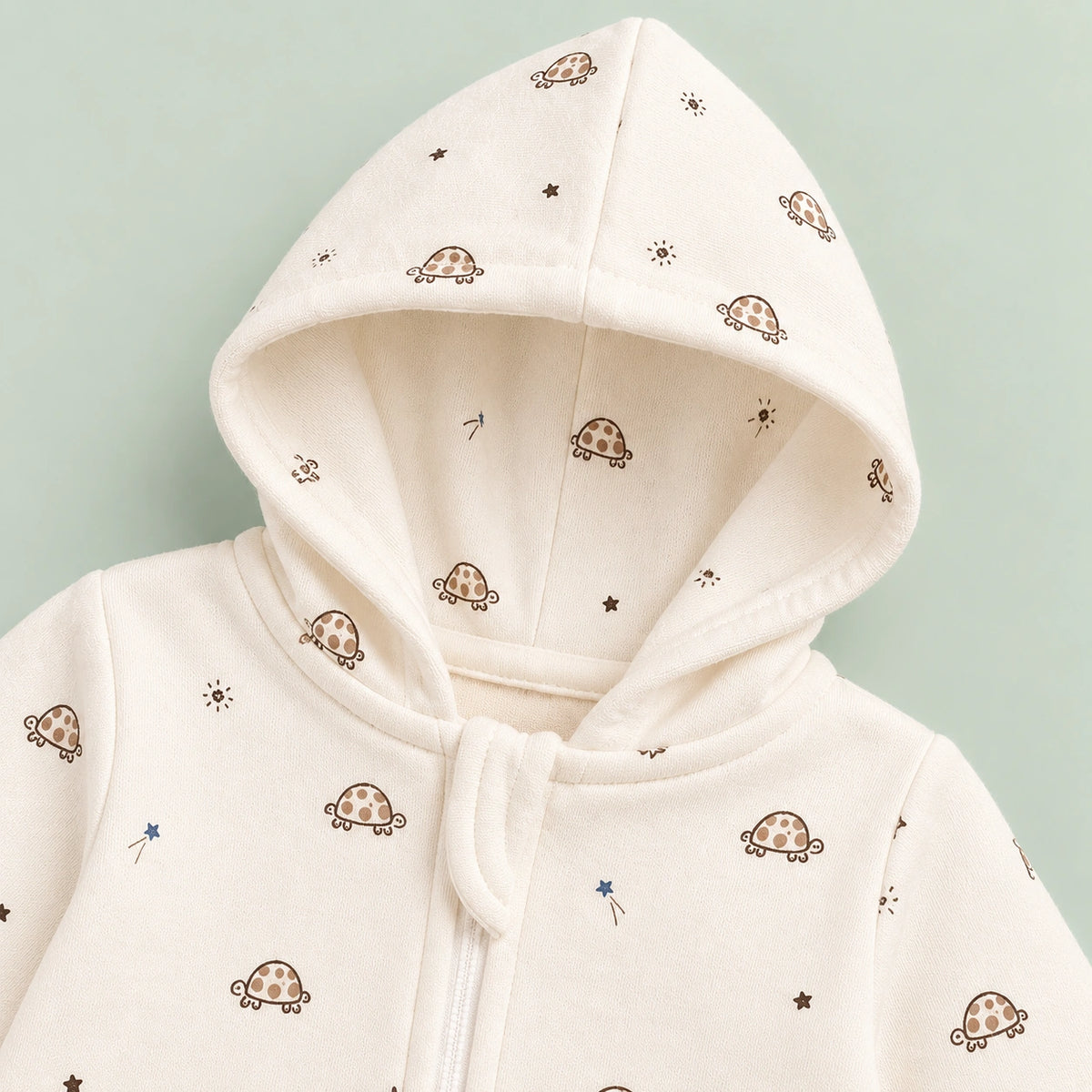 Baby Sleepsuit |Romper | Hooded | Zip | 0-3 Months